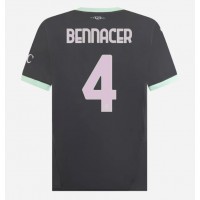 Camisa de Futebol AC Milan Ismael Bennacer #4 Equipamento Alternativo 2024-25 Manga Curta